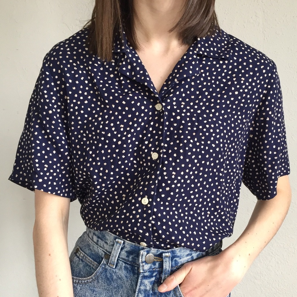 Vintage Pendleton dotted button up
